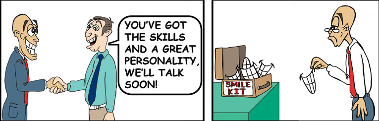 Original cartoon for Do You Know the Power of Your Smile?