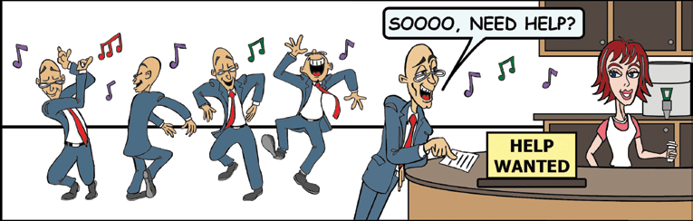 Original cartoon for How Can You Make Your Search a Little More Fun?